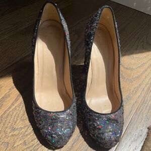 J.Crew Collection Sequin Pumps Size 9